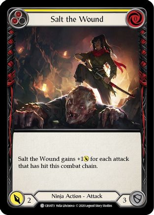 Salt the Wound [CRU073] (Crucible of War)  1st Edition Rainbow Foil-1
