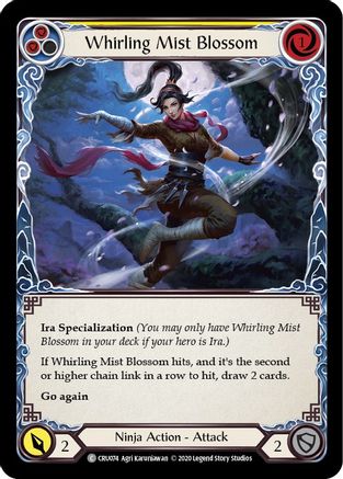 Whirling Mist Blossom [CRU074] (Crucible of War)  1st Edition Normal-1