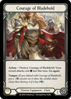 Courage of Bladehold [U-CRU081] (Crucible of War Unlimited)  Unlimited Rainbow Foil-1