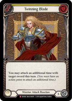 Twinning Blade [CRU082] (Crucible of War)  1st Edition Rainbow Foil-1