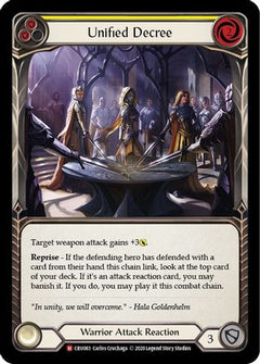 Unified Decree [U-CRU083] (Crucible of War Unlimited)  Unlimited Normal-1