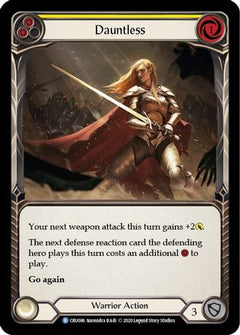 Dauntless (Yellow) [U-CRU086] (Crucible of War Unlimited)  Unlimited Rainbow Foil-1
