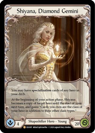 Shiyana, Diamond Gemini [CRU097] (Crucible of War)  1st Edition Cold Foil-1