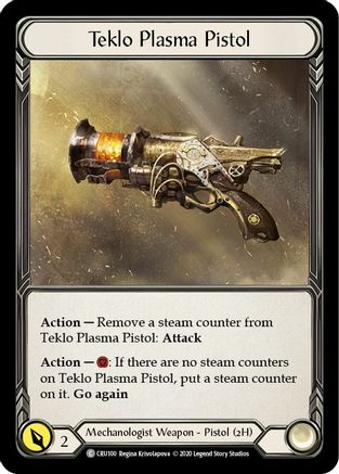Teklo Plasma Pistol [U-CRU100] (Crucible of War Unlimited)  Unlimited Rainbow Foil-1