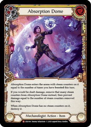 Absorption Dome [U-CRU104] (Crucible of War Unlimited)  Unlimited Rainbow Foil-1