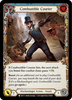 Combustible Courier (Blue) [CRU111] (Crucible of War)  1st Edition Normal-1