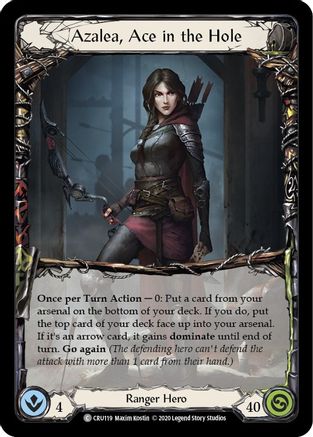 Azalea, Ace in the Hole [U-CRU119] (Crucible of War Unlimited)  Unlimited Normal-1