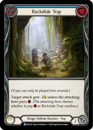 Rockslide Trap [U-CRU128] (Crucible of War Unlimited)  Unlimited Rainbow Foil-1