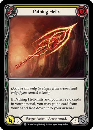 Pathing Helix (Yellow) [U-CRU130] (Crucible of War Unlimited)  Unlimited Rainbow Foil-1