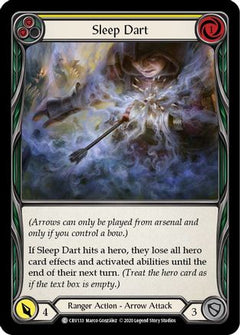 Sleep Dart (Yellow) [U-CRU133] (Crucible of War Unlimited)  Unlimited Rainbow Foil-1