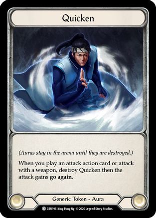 Quicken (CRU196) - Crucible of War 1st Edition Rainbow Foil-1