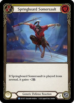 Springboard Somersault [CRU187] (Crucible of War)  1st Edition Rainbow Foil-1