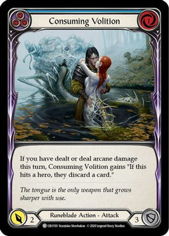 Consuming Volition (Blue) [U-CRU150] (Crucible of War Unlimited)  Unlimited Rainbow Foil-1