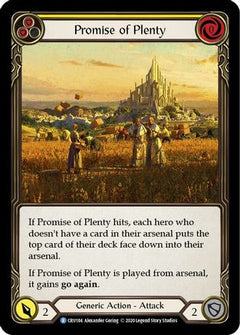 Promise of Plenty (Yellow) [U-CRU184] (Crucible of War Unlimited)  Unlimited Normal-1