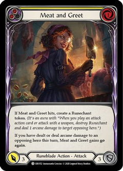 Meat and Greet (Yellow) [U-CRU152] (Crucible of War Unlimited)  Unlimited Rainbow Foil-1