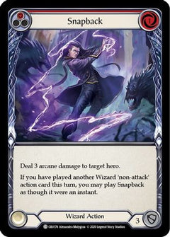 Snapback (Red) [CRU174] (Crucible of War)  1st Edition Normal-1