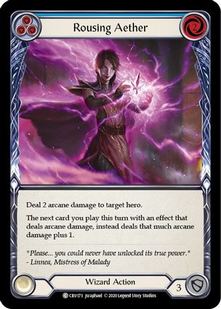 Rousing Aether (Blue) [U-CRU173] (Crucible of War Unlimited)  Unlimited Normal-1