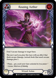Rousing Aether (Yellow) [U-CRU172] (Crucible of War Unlimited)  Unlimited Rainbow Foil-1