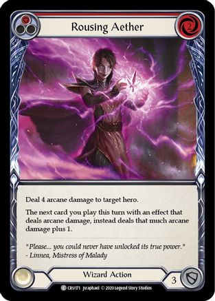 Rousing Aether (Red) [U-CRU171] (Crucible of War Unlimited)  Unlimited Normal-1