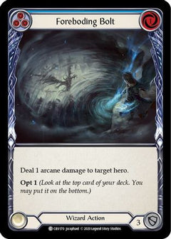 Foreboding Bolt (Blue) [U-CRU170] (Crucible of War Unlimited)  Unlimited Rainbow Foil-1