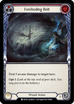 Foreboding Bolt (Red) [U-CRU168] (Crucible of War Unlimited)  Unlimited Normal-1