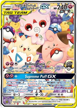 Togepi & Cleffa & Igglybuff GX (143a/236) [Alternate Art Promos]-1