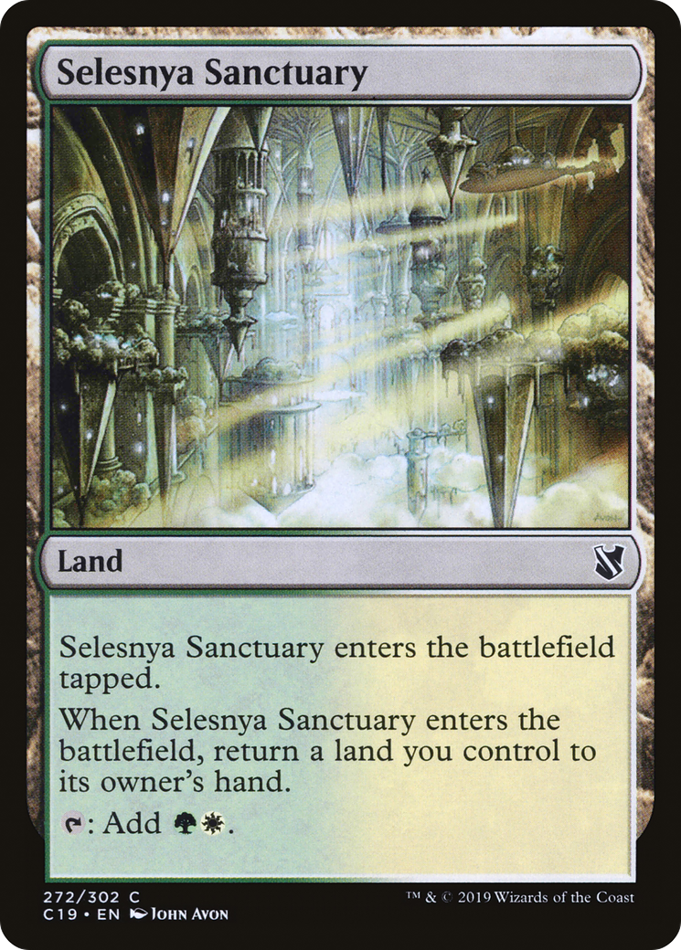 Selesnya Sanctuary [Commander 2019]-1