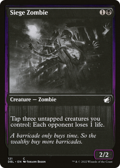 Siege Zombie [Innistrad: Double Feature]-1