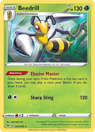 Beedrill (003/185) [Sword & Shield: Vivid Voltage]-1