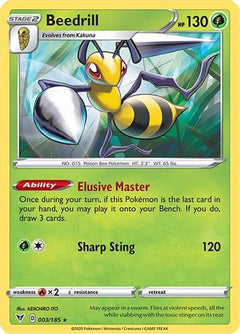 Beedrill (003/185) [Sword & Shield: Vivid Voltage]-1