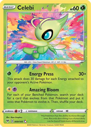Celebi (009/185) [Sword & Shield: Vivid Voltage]-1