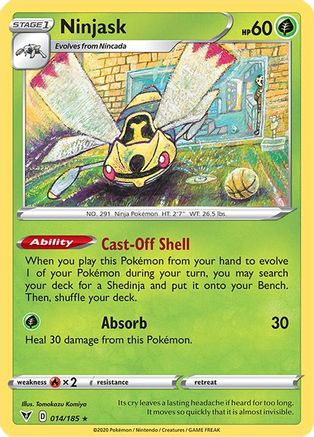 Ninjask (014/185) [Sword & Shield: Vivid Voltage]-1