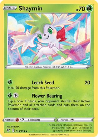 Shaymin (015/185) [Sword & Shield: Vivid Voltage]-1