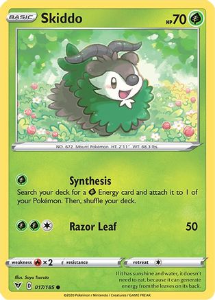 Skiddo (017/185) [Sword & Shield: Vivid Voltage]-1