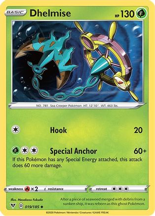 Dhelmise (019/185) [Sword & Shield: Vivid Voltage]-1