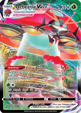 Orbeetle VMAX (021/185) [Sword & Shield: Vivid Voltage]-1