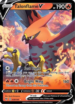 Talonflame V (029/185) [Sword & Shield: Vivid Voltage]-1