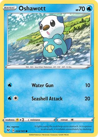 Oshawott (033/185) [Sword & Shield: Vivid Voltage]-1