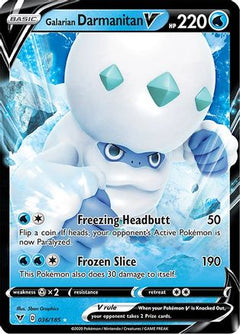 Galarian Darmanitan V (036/185) [Sword & Shield: Vivid Voltage]-1