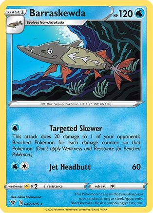 Barraskewda (042/185) [Sword & Shield: Vivid Voltage]-1