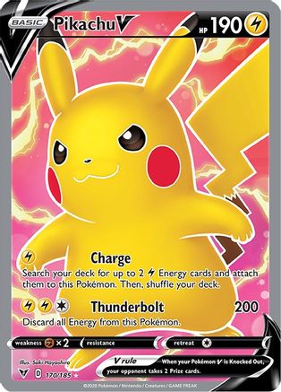 Pikachu V (170/185) [Sword & Shield: Vivid Voltage]-1