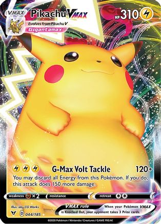 Pikachu VMAX (044/185) [Sword & Shield: Vivid Voltage]-1