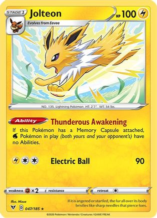 Jolteon (047/185) [Sword & Shield: Vivid Voltage]-1