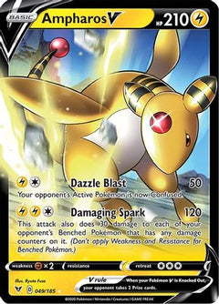 Ampharos V (049/185) [Sword & Shield: Vivid Voltage]-1