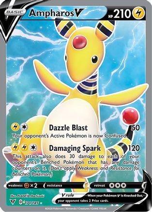 Ampharos V (171/185) [Sword & Shield: Vivid Voltage]-1