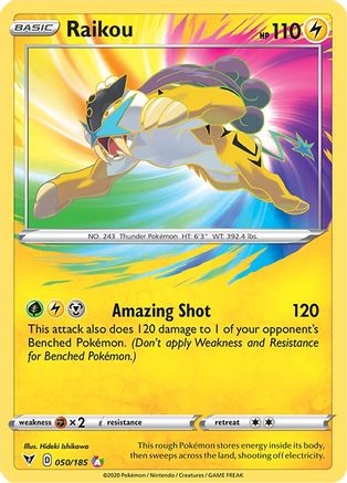 Raikou (050/185) [Sword & Shield: Vivid Voltage]-1
