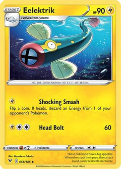 Eelektrik (058/185) [Sword & Shield: Vivid Voltage]-1