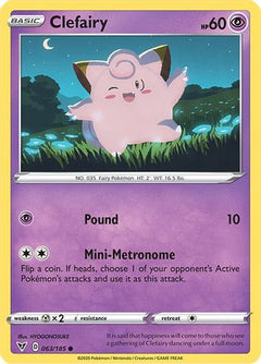 Clefairy (063/185) [Sword & Shield: Vivid Voltage]-1