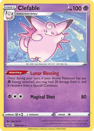 Clefable (064/185) [Sword & Shield: Vivid Voltage]-1