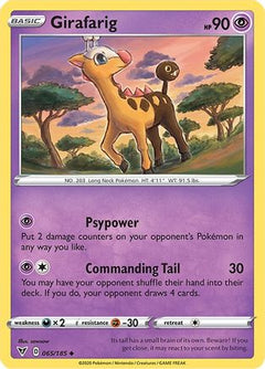 Girafarig (065/185) [Sword & Shield: Vivid Voltage]-1